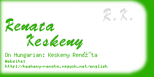 renata keskeny business card